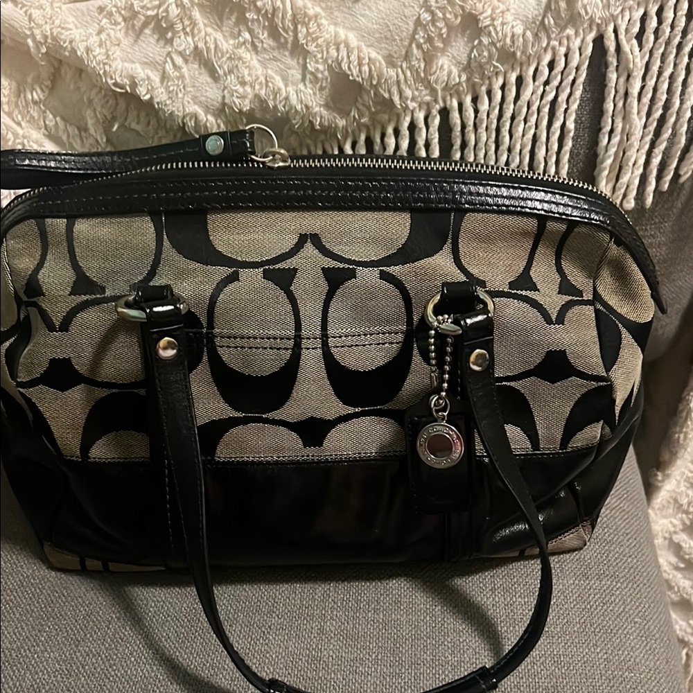 Vintage Coach Signature Cloth